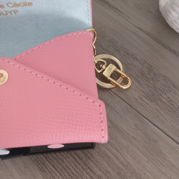 DUYP Dress Up Your Purse Sakura Pink/Blue Mini Bag Charm/Card Holder/Wallet - Picture 8 of 13